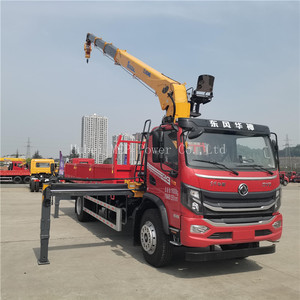Dongfeng huasheng חדש 4x2 10 טון משאית רכוב מנוף טלסקופי חדש מנוף רכוב טלסקופי