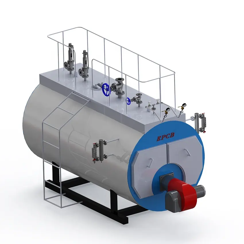 インテリジェントデジタル制御水平石油ガス燃焼蒸気ボイラー