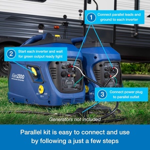 Inverter Generator Parallel Connection <strong>Kit</strong> for Combine <strong>Power</strong> with Two Inverter Generators Cord 50 <strong>Amp</strong> Parallel <strong>Kit</strong> for Generator - Product Image 3