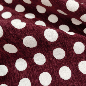 Hot bán vòng tròn nhỏ mô hình Polyester jacquard vải cho đồ nội thất sofa dệt - Product Image 1