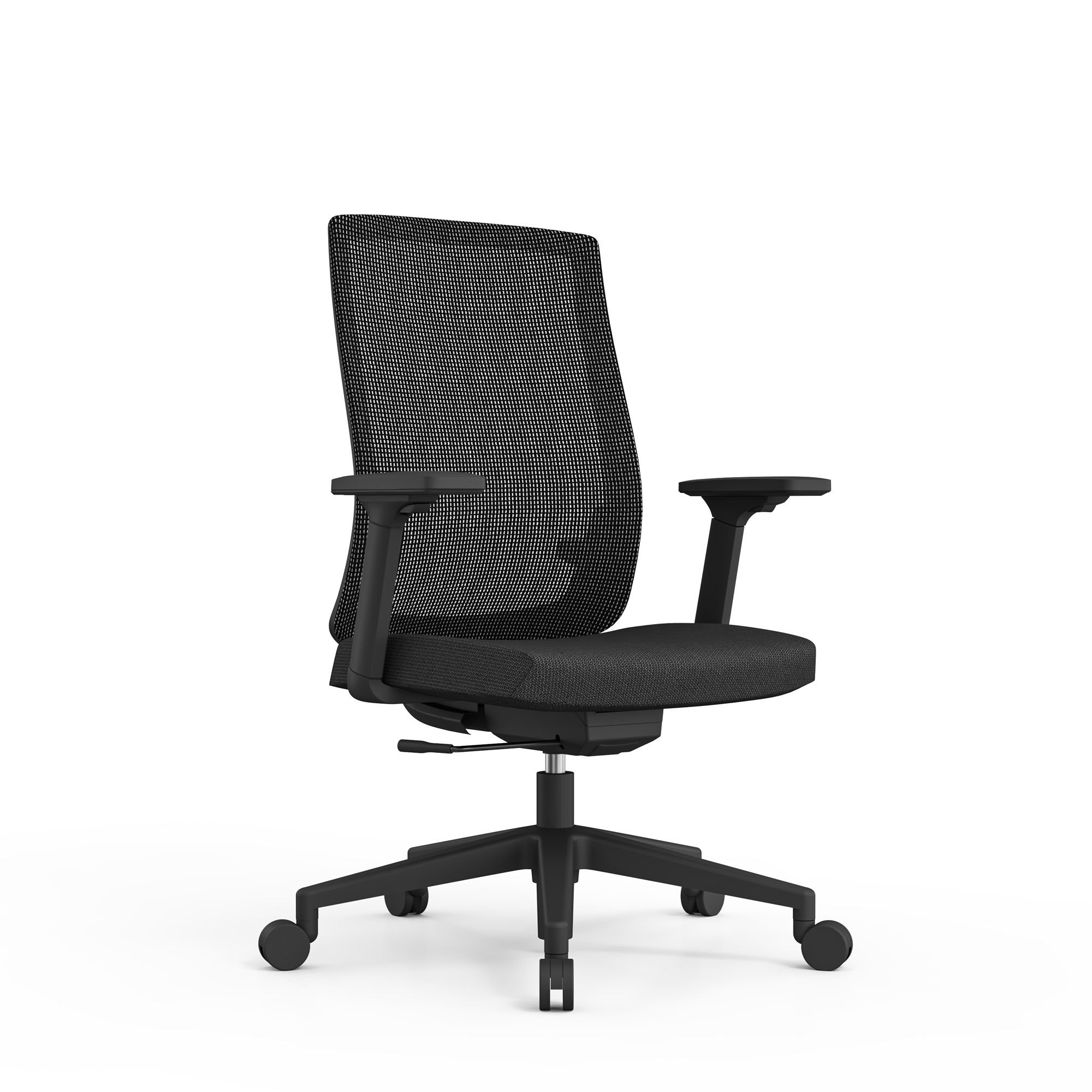 Black, mid back, basic version