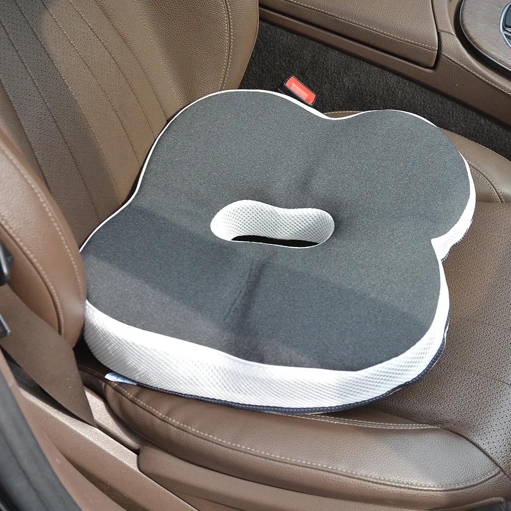 Almofada ergonômica do assento do carro, função de escritório, pode usar refrigeração, respirável, antiderrapante, almofada do assento