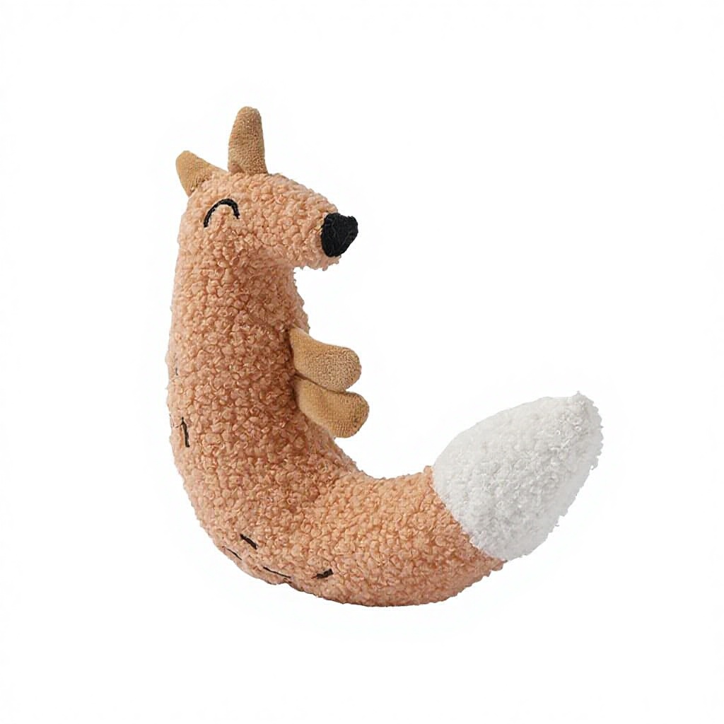 Renard endormi marron