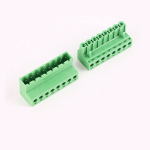 Pcb 2 3 4 5 6 7 10 Pin Pluggable Wire Connectors Plug-in Pcb <strong>Terminal</strong> <strong>Block</strong> Male 5.0mm Pitch <strong>Spring</strong> <strong>Terminal</strong> <strong>Block</strong> - Product Image 5