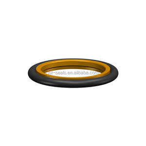 Série SPNS Rod Buffer Step Seals Certificado ISO Cilindro Hidráulico Peças Sobressalentes Gráfico Dimensões