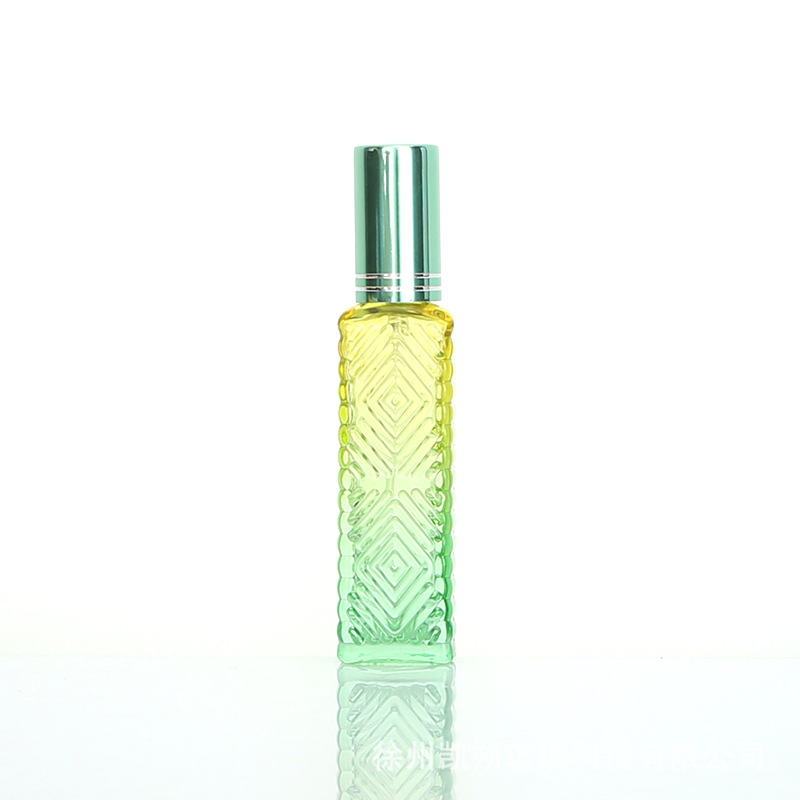 Bouteille diamant jaune-vert