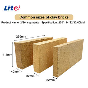 Chất lượng cao fireclay gạch SK34 SK35 sk36 SK loạt lửa đất sét gạch chịu lửa gạch giá rẻ - Product Image 4