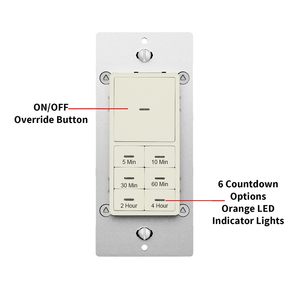 Interruttore Timer digitale WiFi Countdown cavo neutro interruttore automatico spegnimento Timer per interni - Product Image 2