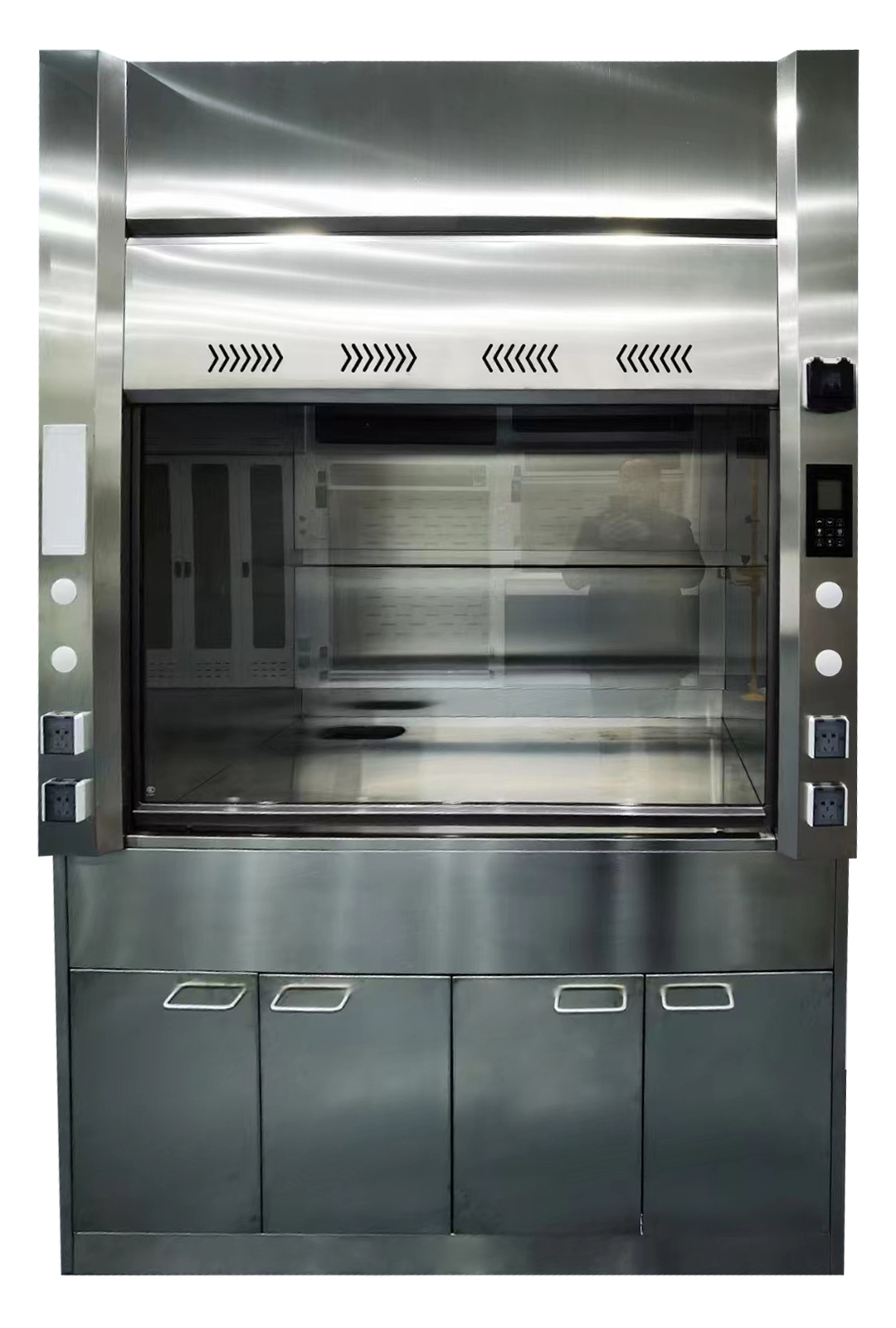 Tủ thông gió bằng thép không gỉ 304 Phòng thí nghiệm Máy hút mùi hóa chất 1