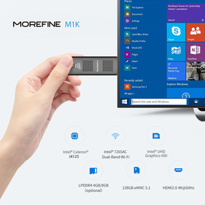 Venta M1K Stick Mini computadora de escritorio Celeron J4125 Procesador 4-Core 4MB Cache 8GB LPDDR4 Unidad de estado sólido 128GB - Product Image 5