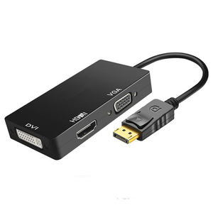 DP to HDTV <strong>VGA</strong> <strong>DVI</strong> Data Cable Mini Dp DP to <strong>Vga</strong> HDTV <strong>Dvi</strong> Adapter Cable DisplayPort Adapter Data Cable - Product Image 1