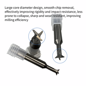 30&deg; 45&deg; 60&deg; End Mill Dovetail Milling <strong>Cutter</strong> Carbide Cutting Tool T Sloting <strong>Cutter</strong> Customizable for Aluminum Steel - Product Image 4