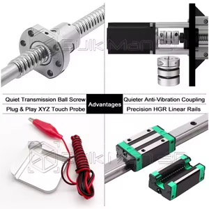 BulkMan 3D negro 1010 ULTIMATE Bee CNC enrutador de madera Kit completo servomotores con tornillo de bola 1210 impulsado 4aixs máquina de grabado DIY - Product Image 3