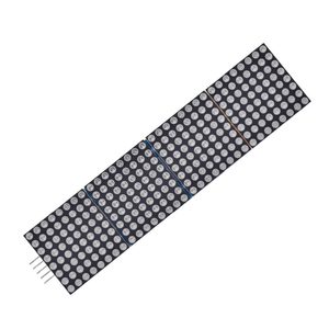 MAX7219 Punktmatrix-Modul Mikrocontroller-Modul 4 in einem blauen Anzeige modul mit 5P-Kabel - Product Image 4