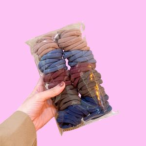 RSB <strong>Elastic</strong> Hair Ties <strong>Colorful</strong> <strong>Elastic</strong> Rubber Flexible Hair Bands Girls Nylon <strong>Elastic</strong> Hair Band