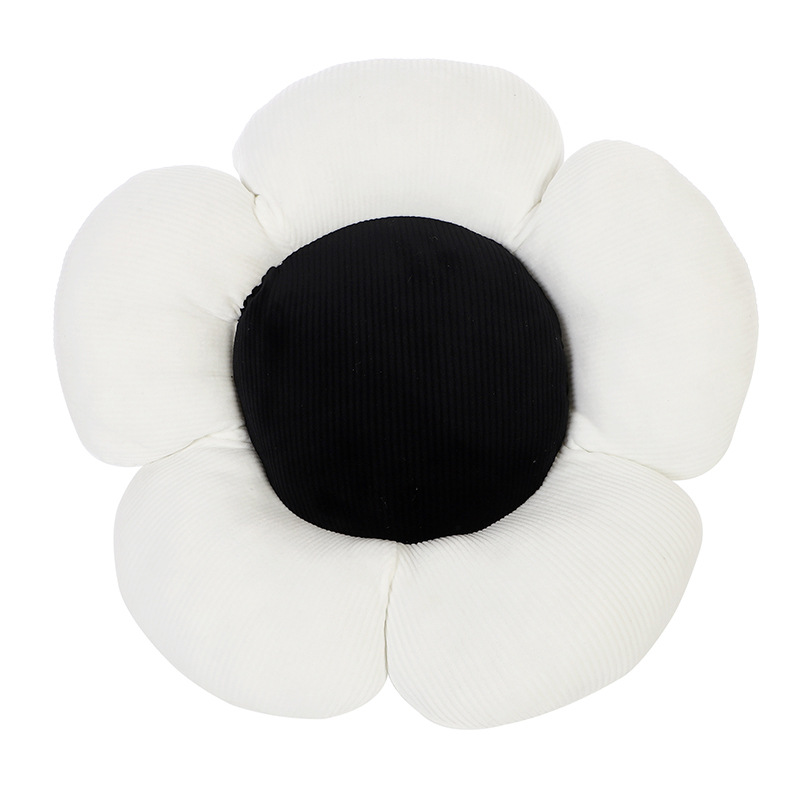 White floral lumbar support