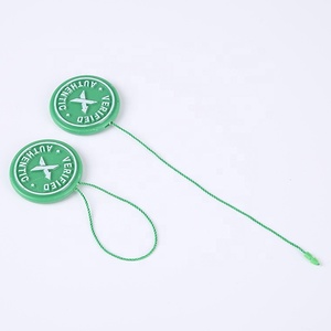 生分解性PLAプラスチック衣類ロックピンストリングループタグ衣類シールロックハングタグストリング - Product Image 5