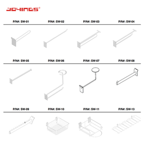 Il Disegno su misura Slatwall Display Accessori Dell'esposizione Di Sicurezza del Gancio - Product Image 4