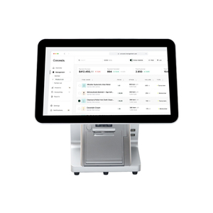 Sistema POS Android todo en uno de 15,6 "-Terminal de pantalla táctil dual con impresora para minoristas y restaurantes - Product Image 2