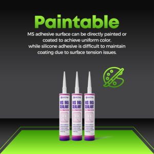 优质Ms聚合物密封胶杂交胶硅烷改性聚醚防水耐候白色 - Product Image 5
