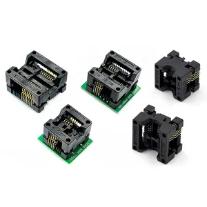 SOIC8 SOP8 a DIP8 asiento de cuerpo ancho 150/200mil adaptador de programador enchufe azul SA602 IC quemador de conversión de prueba - Product Image 1