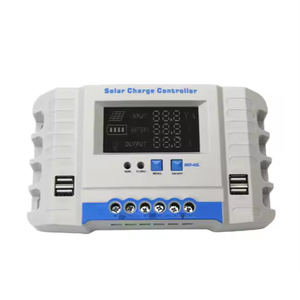 GCSOAR 4 USB Выход PWM контроллер солнечного заряда DC 12v 24v Номинальное напряжение 60a ЖК-дисплей солнечная панель контроллер с - Product Image 1
