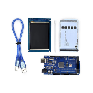 Ufficiale 3.2 pollici TFT LCD Touch Shield con Mega 2560 R3 e cavo USB Arduino Kit con tipo di microfono