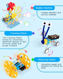 6 in <strong>1</strong> Stem Kits Robotics Science Kits for Kids STEM Educational Toys Science Kits Stem <strong>Learning</strong> Toys - Product Image 2
