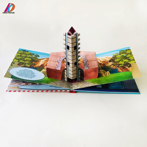 定制廉价儿童故事精装3d弹出式书籍印刷彩色图案 - Product Image 2
