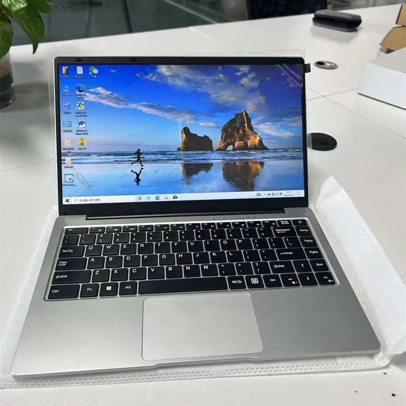 Düşük fiyat yüksek kalite 14 inç 4GB RAM 64GB SSD N3350 Win 11 Netbook Win10/11 dizüstü iş Pc tüm yeni dizüstü bilgisayarlar için