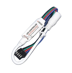 Max salida: 3X4A DC macho rf mini controlador de led con tira led RGB - Product Image 1