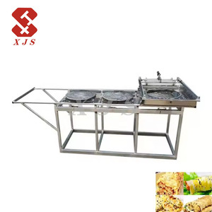 Manuelle automatische flache arabische Brotback maschine Gebackene flache Pfannkuchen maschine Hand Push Dosa Back maschine - Product Image 1