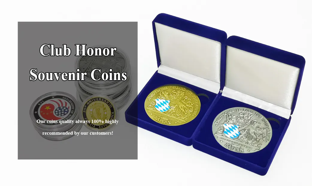 Diseñe su propio logotipo, moneda de desafío conmemorativa 3D de metal promocional, monedas de recuerdo de honor de Club personalizadas