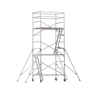1,4x2,5x4m Plattform Flexible abnehmbare Aluminiumgerüst-Arbeits plattform Mobiler Aluminium turm