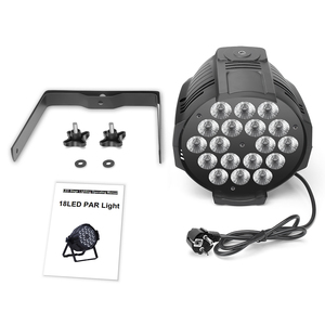 U'King 18x10W alüminyum kabuk LED yıkama ışık Uplight RGBW disko aydınlatma LED Par Can sahne ışıkları - Product Image 6