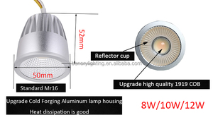 Benory RA95 24v Cob Mr16 <strong>LED</strong> Module Loxone KNX PWM CCT 2000k 6000k Dimmable 60 Degree Reflector Spots Smart Automation Solution - Product Image 4