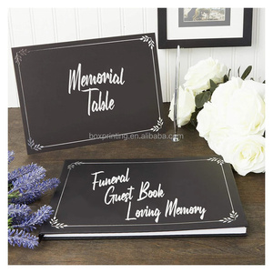Customized Memorial Personalized Funeral Guest <strong>Memory</strong> Sign Funeral Register Book Signbook for Loving <strong>Memory</strong> - Product Image 1