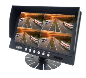 Pantalla de salpicadero HD 1080P de 4 canales, resistente al agua, cámara cuádruple de 9 pulgadas, Monitor de camión, 4 entradas de vídeo, 24V, Bus, pantalla TFT LCD, USB - Product Image 4
