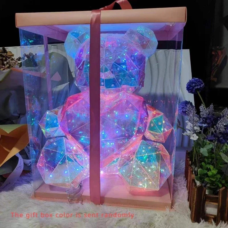 กล่องหมีสีชมพู