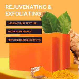 OEM/ODM Turmeric handmade <strong>soap</strong> 100g Plant extracted handmade <strong>soap</strong> for Cleaning bath and face - Product Image 4