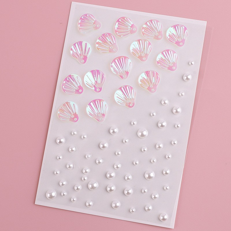 aurora shell pure white pearl