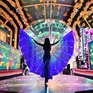 الأكثر مبيعًا YEAHUI LED Isis Wing هدايا الفتيات فراشة مضيئة ببطارية بوليستر AA حفلات أعياد الميلاد لحفلات الزفاف - Product Image 4