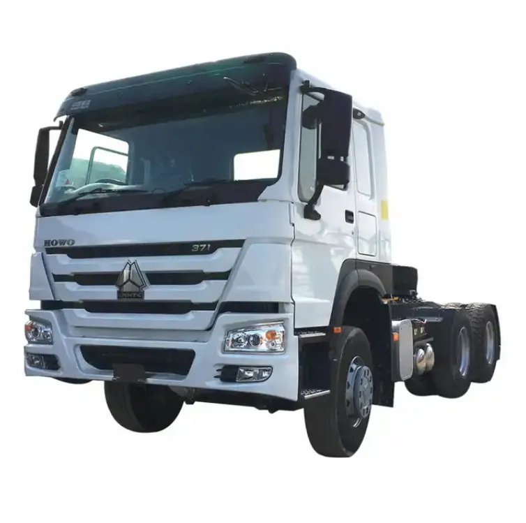 Usato Sinotruk HOWO 10 ruote trattore camion rimorchio testa 6x4 371HP 420HP trattore camion traino per la vendita Africa