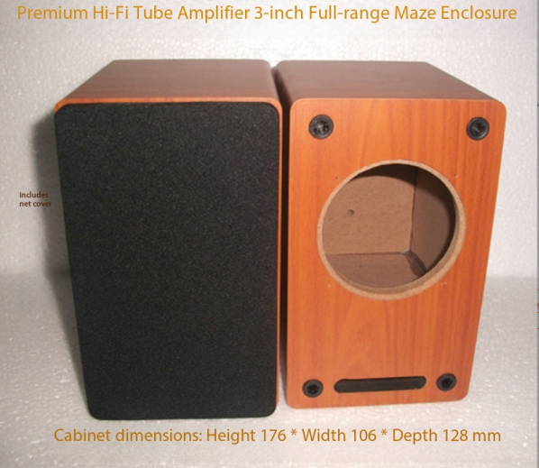 NEW Wood-Grain Speaker Box 1PCS