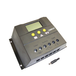 Controller solare PWM, display di rilevamento della temperatura, controller del sistema di generazione di energia solare LCD, 12V 24V 60A - Product Image 1