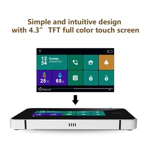 Tuya-sistema de alarma GSM con pantalla táctil para el hogar, dispositivo de seguridad inteligente con WiFi, huella digital, pantalla de humedad y temperatura - Product Image 5