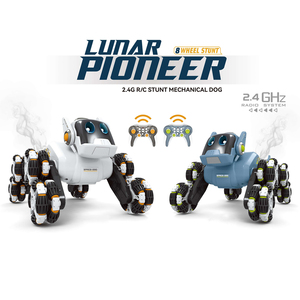 2024 Neue Kinder-Lernzeuge RC intelligente Hundroboter 360 Rotation mit Licht-Sprühdurchbinder Fernbedienung Stunt Roboter Hund - Product Image 1