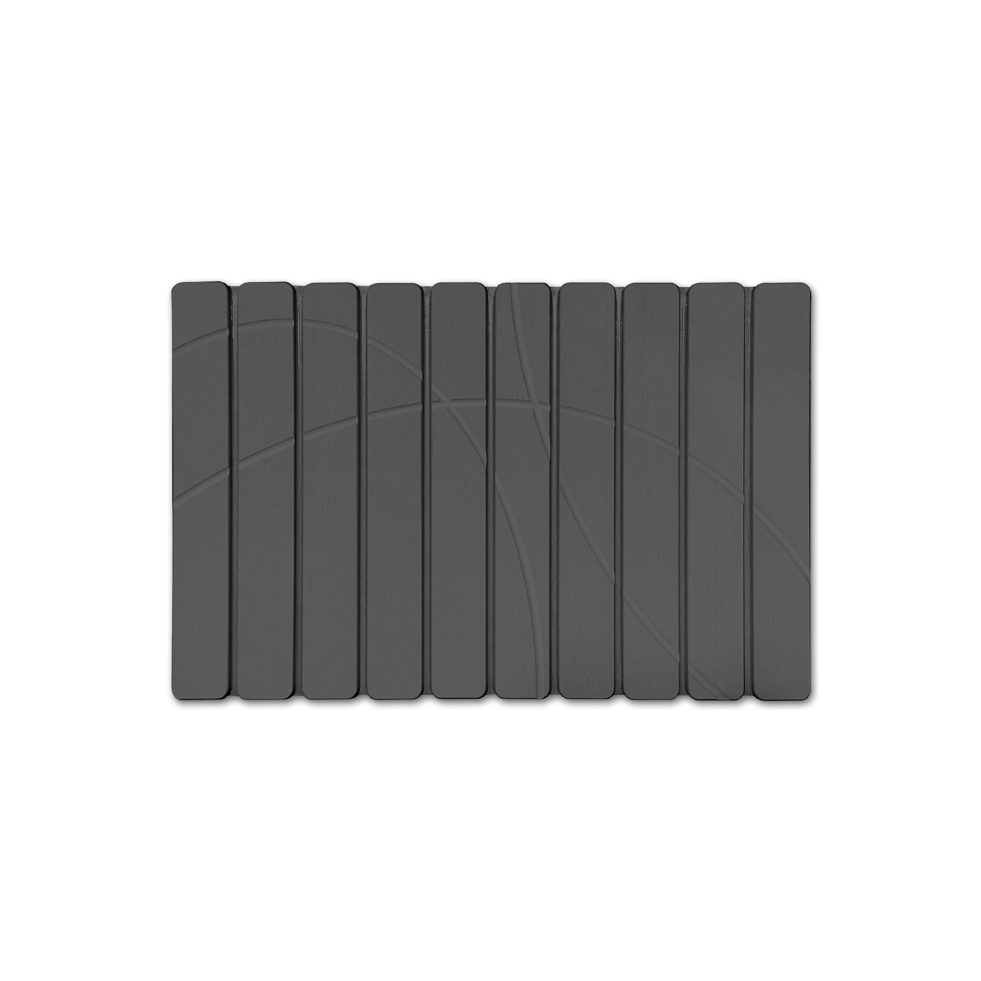 Folded Mountain Shadow - Medium Gray