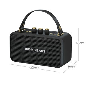 ओएम रेट्रो लकड़ी के प्लास्टिक पोर्टेबल वायरलेस मिड-बेस बीटी 5.3 के लिए शून्य इनपुट यूएसबी पोर्ट 10-30w के साथ स्पीकर के लिए - Product Image 2