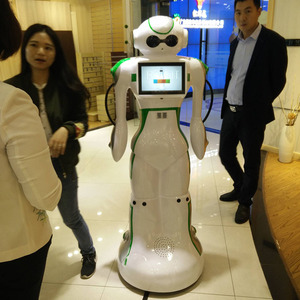 中国小売音声制御ヒューマノイドロボットインテリジェントサービスロボット - Product Image 2